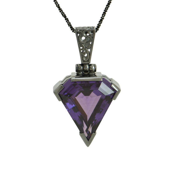 Alexandrite Effect Sapphire Pendant