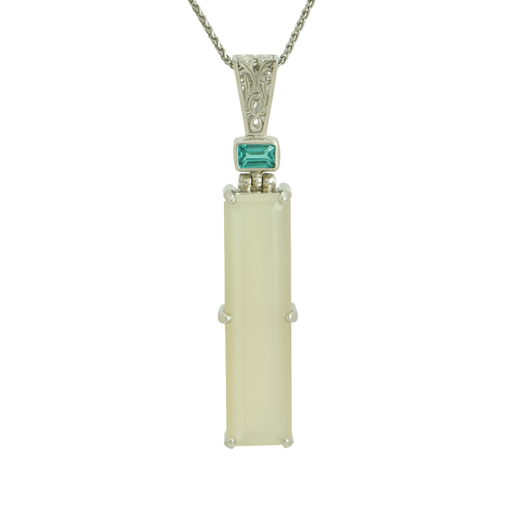 White Moonstone Pendant