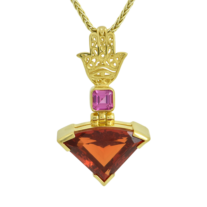 Padparadscha Sapphire Pendant