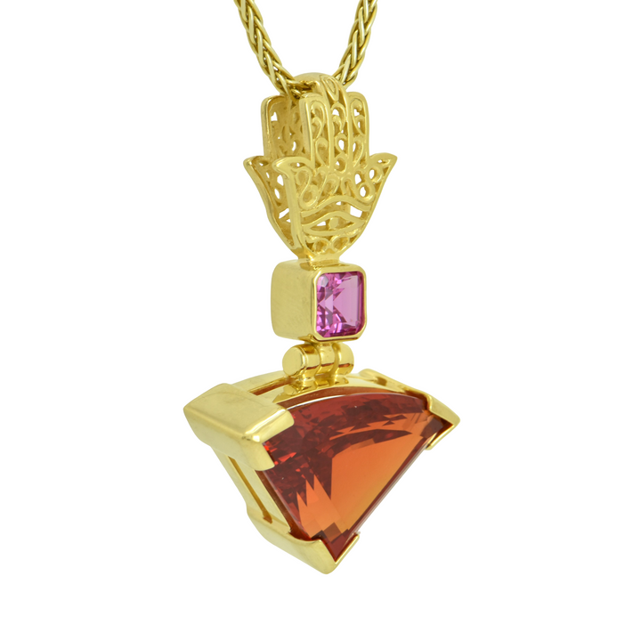 Padparadscha Sapphire Pendant