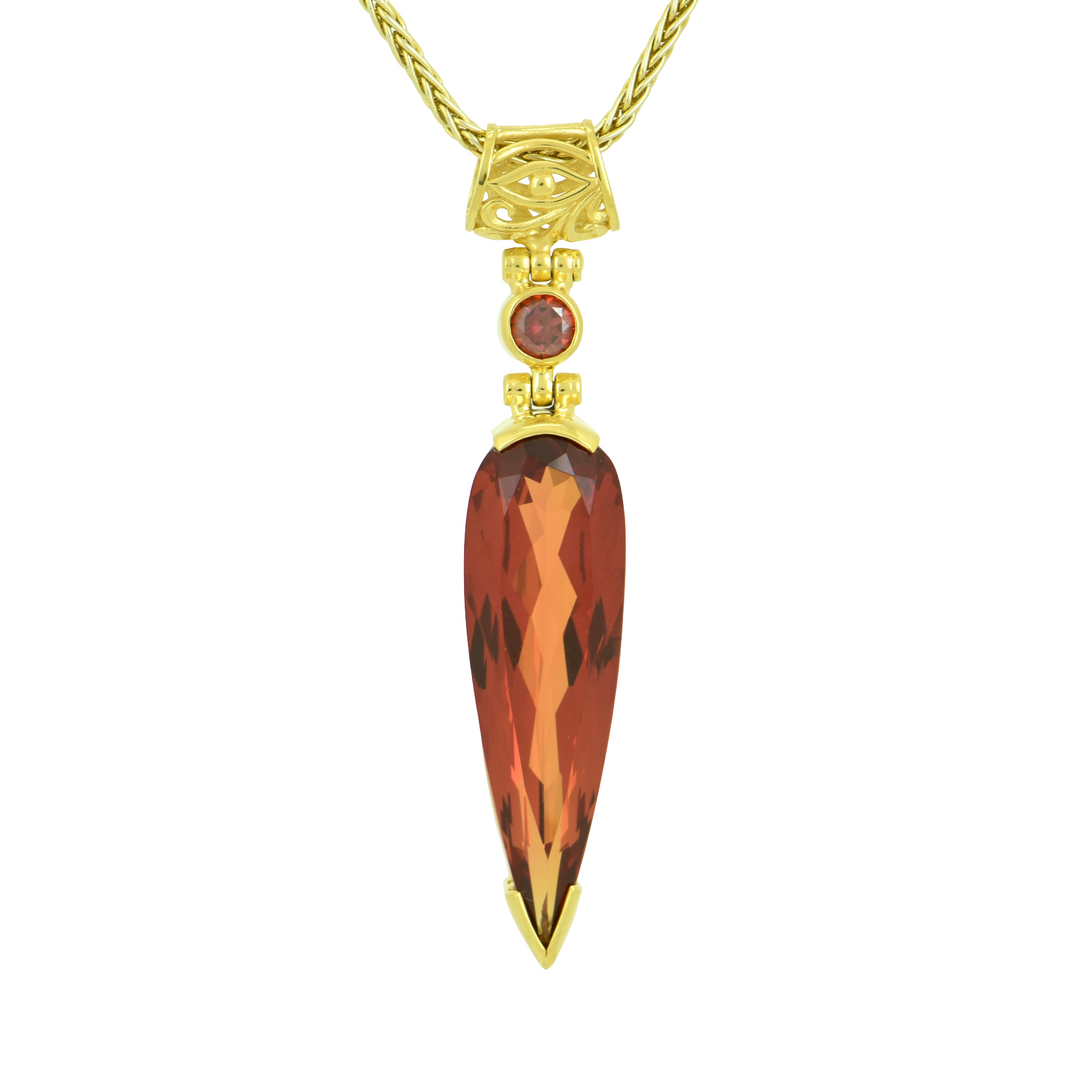 Padparadscha Sapphire Pendant