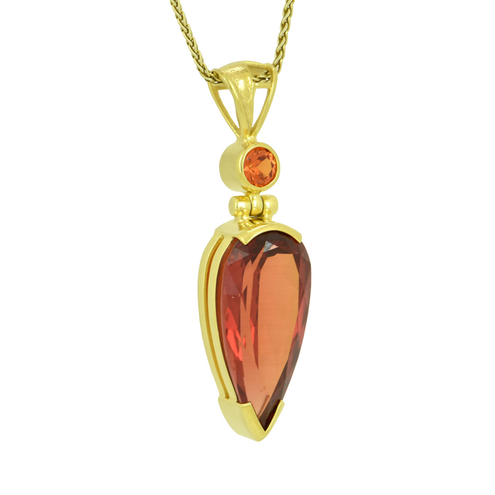 Padparadscha Sapphire Pendant