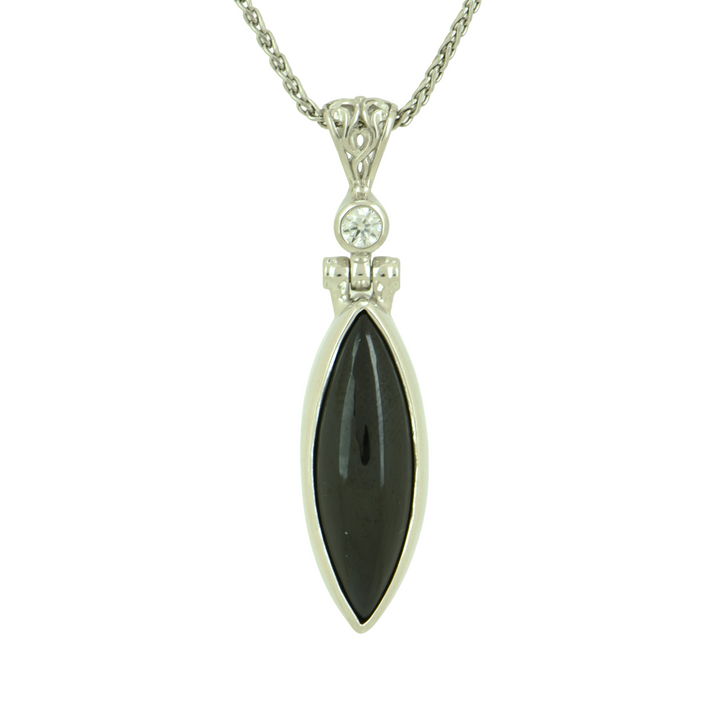 Black Spinel Pendant