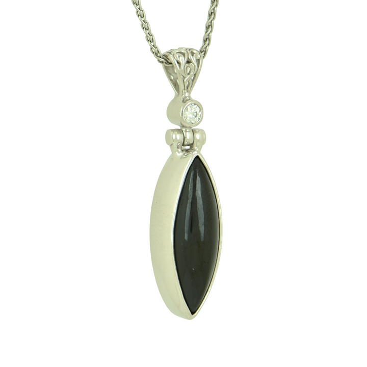Black Spinel Pendant