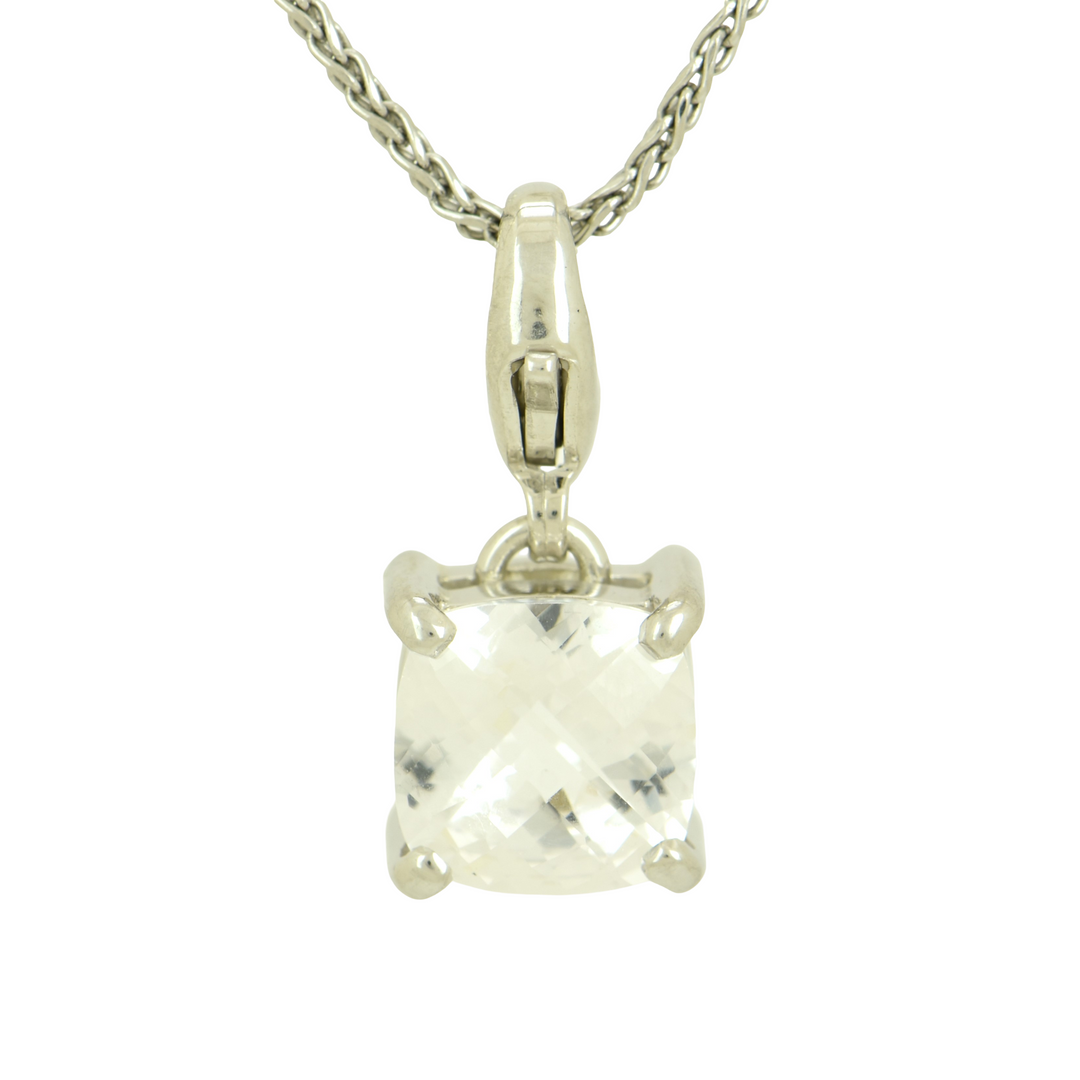 White Sapphire Pendant