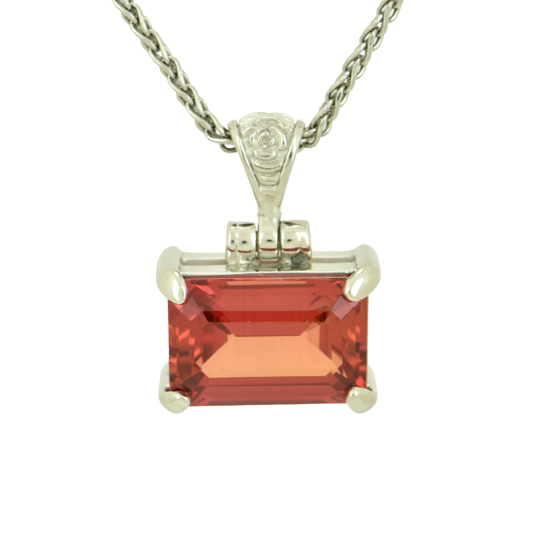 Padparadscha Sapphire Pendant