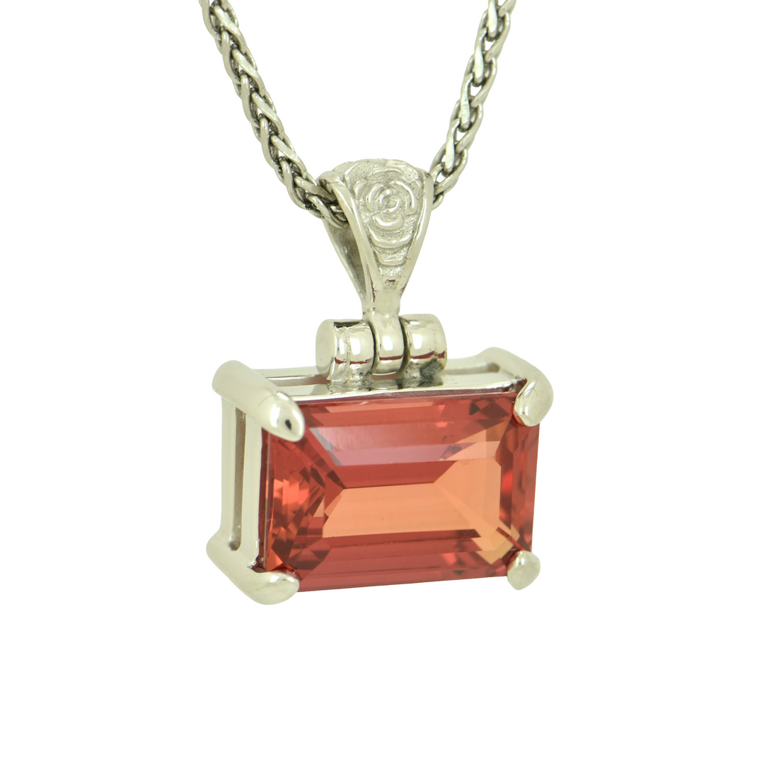 Padparadscha Sapphire Pendant