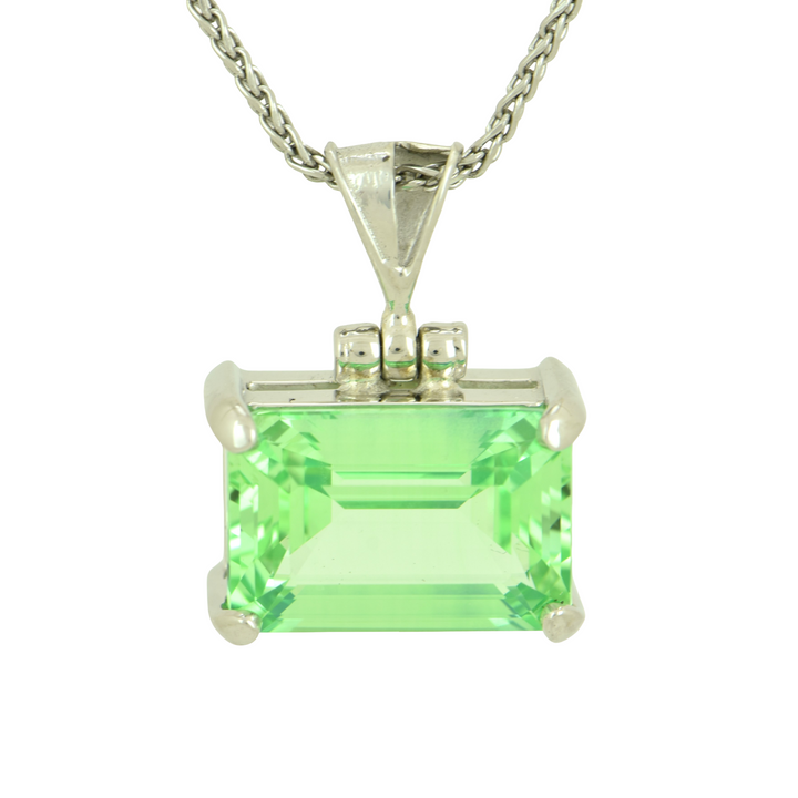 Green Sapphire Pendant