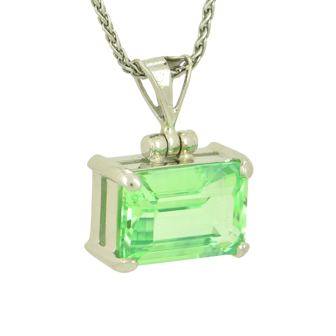 Green Sapphire Pendant