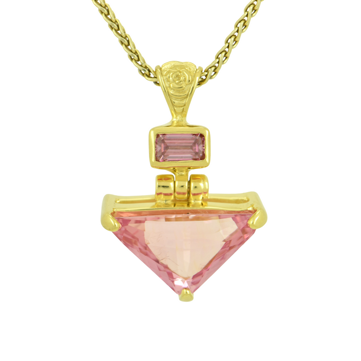 Cherry Blossom Pink Sapphire Pendant