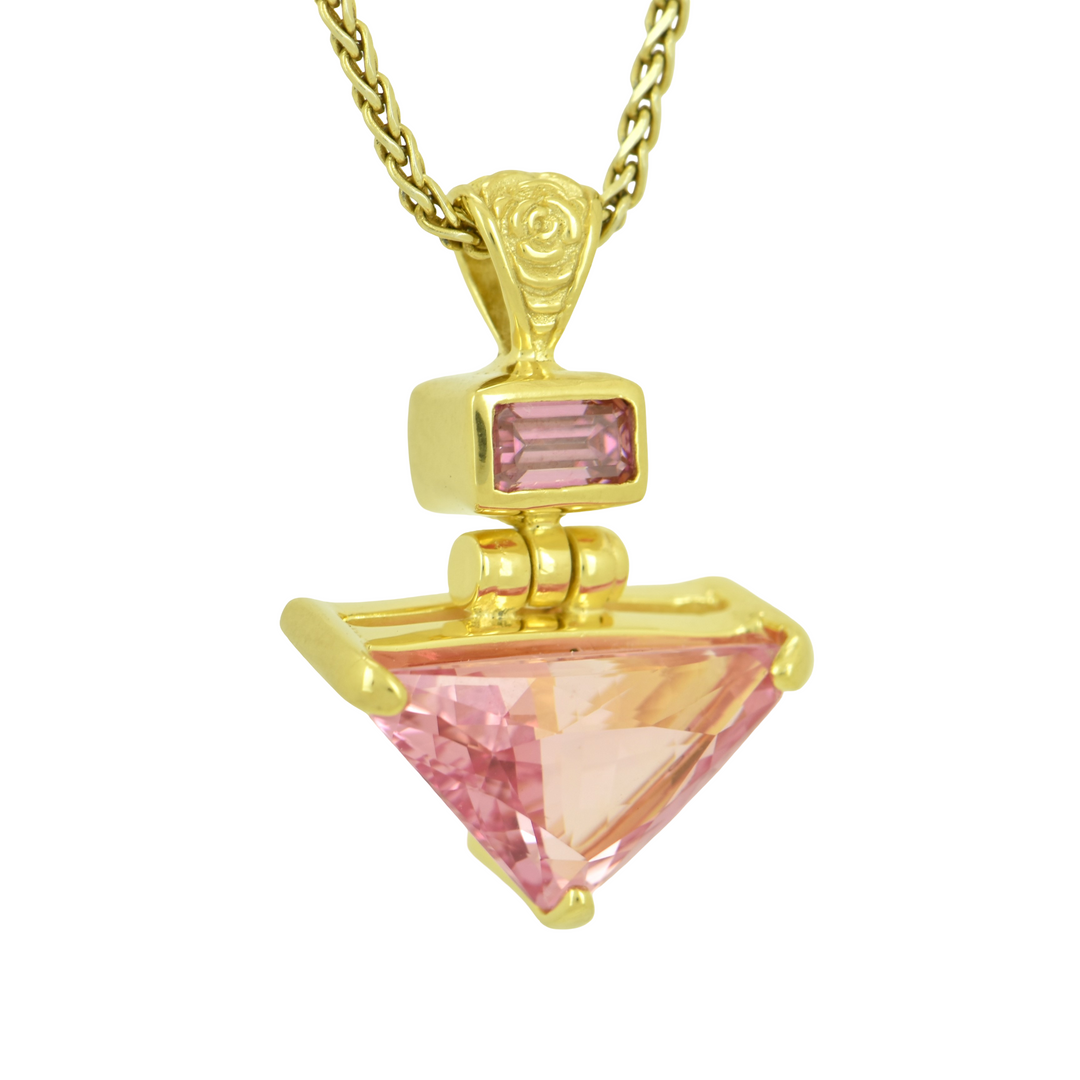 Cherry Blossom Pink Sapphire Pendant