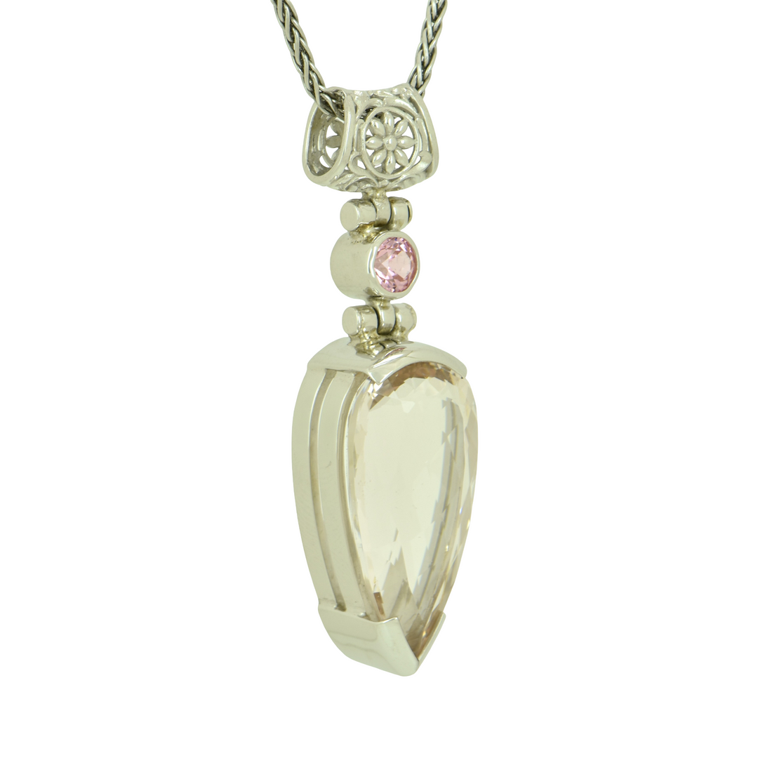 Pink Obsidian Pendant
