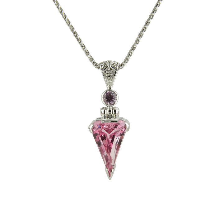 Imperial Pink Sapphire Pendant