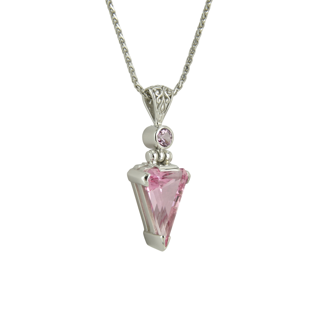 Imperial Pink Sapphire Pendant
