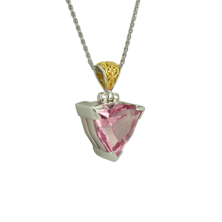 Imperial Pink Sapphire Pendant