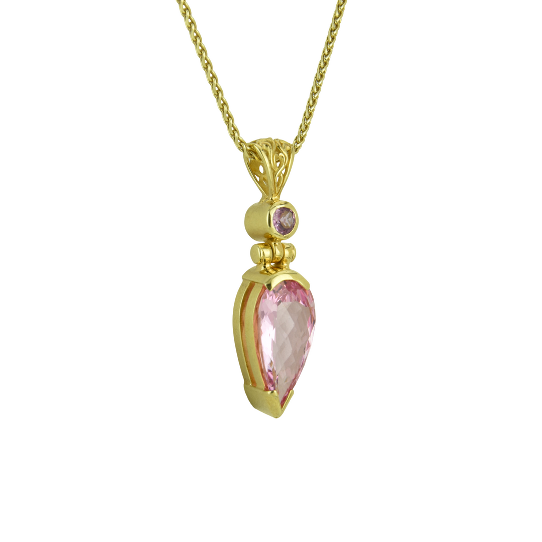 Imperial Pink Sapphire Pendant