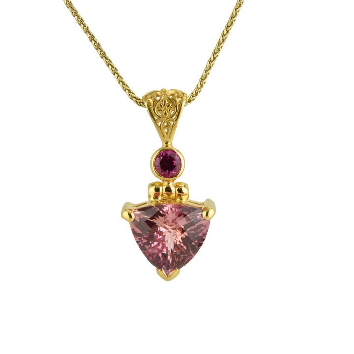 Imperial Pink Sapphire Pendant
