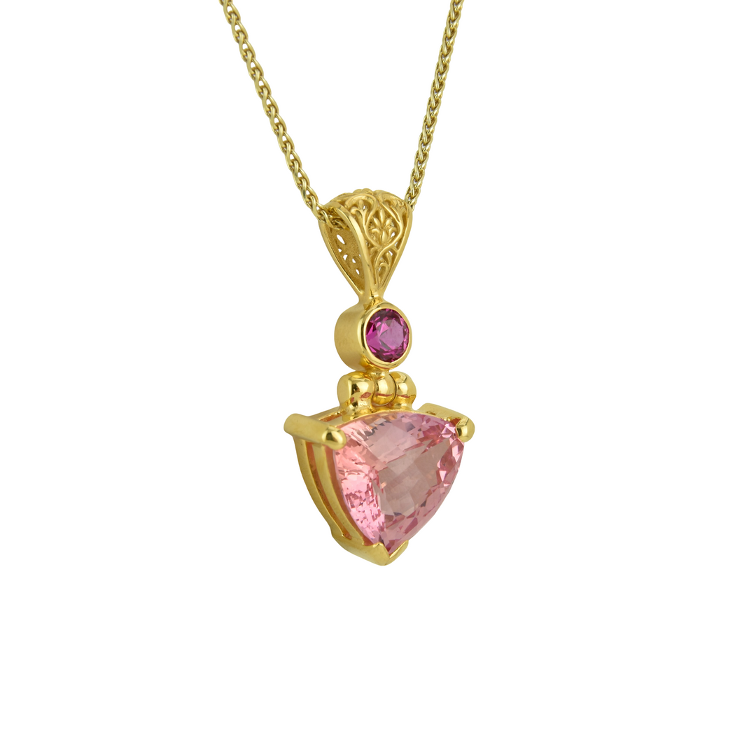 Imperial Pink Sapphire Pendant