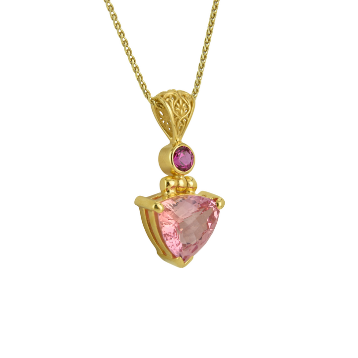 Imperial Pink Sapphire Pendant