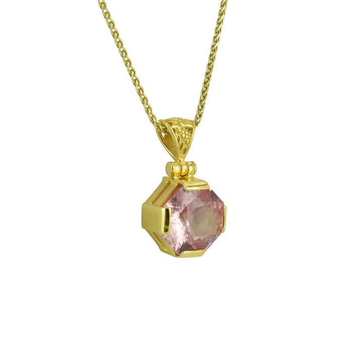 Imperial Pink Sapphire Pendant