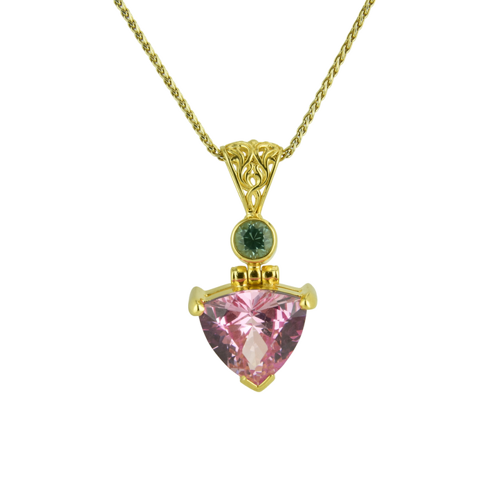Imperial Pink Sapphire Pendant