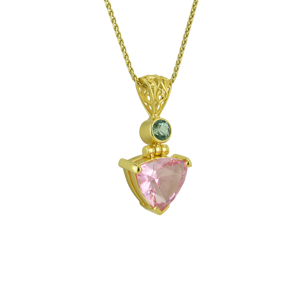 Imperial Pink Sapphire Pendant