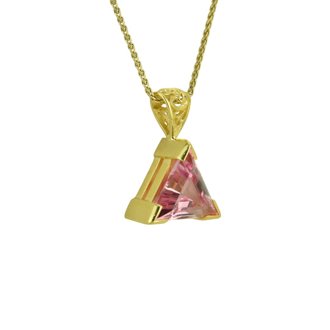 Imperial Pink Sapphire Pendant