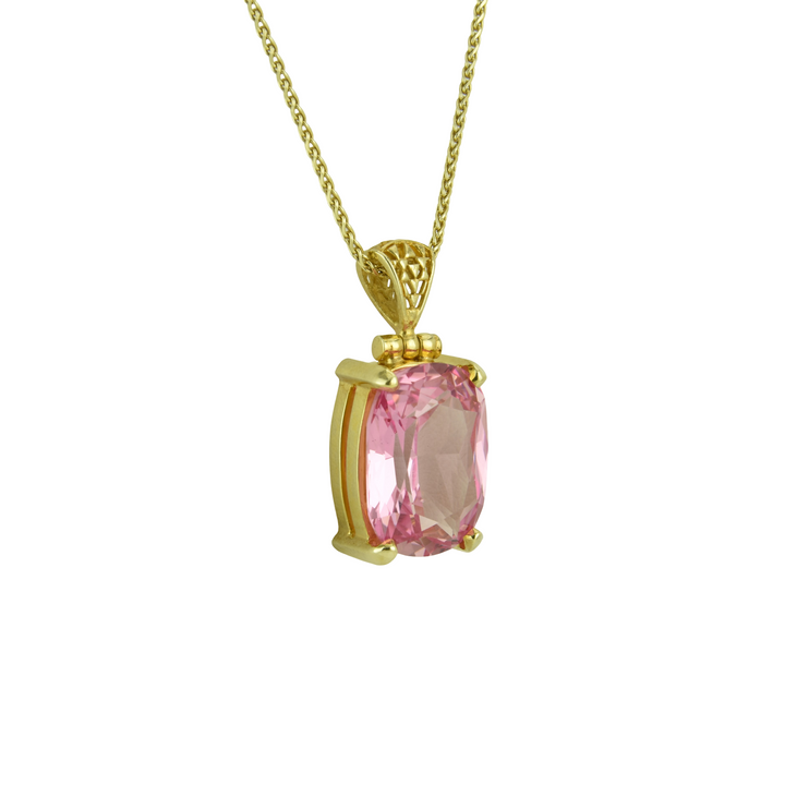Imperial Pink Sapphire Pendant