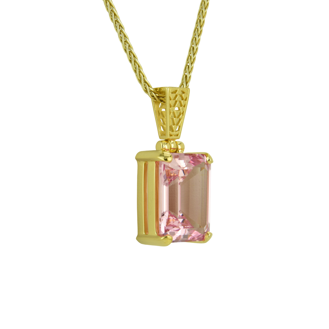 Imperial Pink Sapphire Pendant