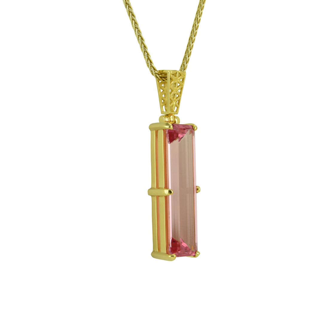Imperial Pink Sapphire Pendant