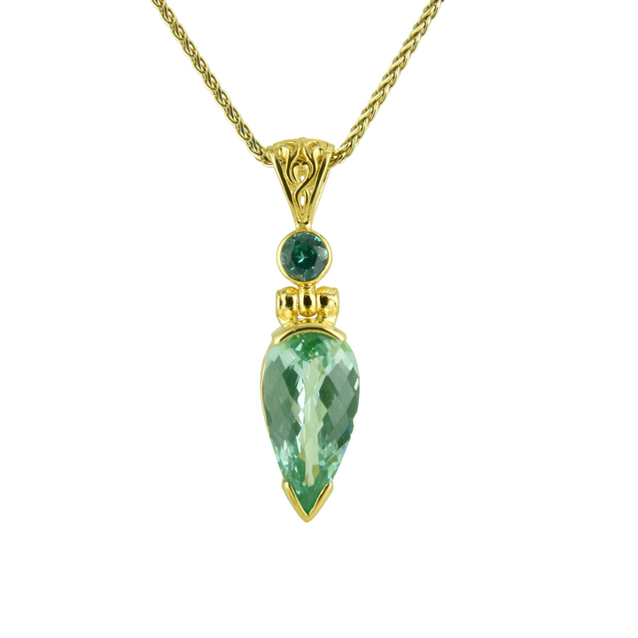 Paraiba Effect Spinel Pendant