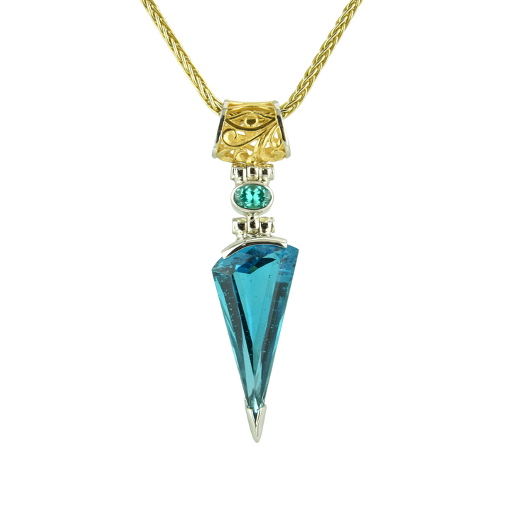 Blue Green Obsidian