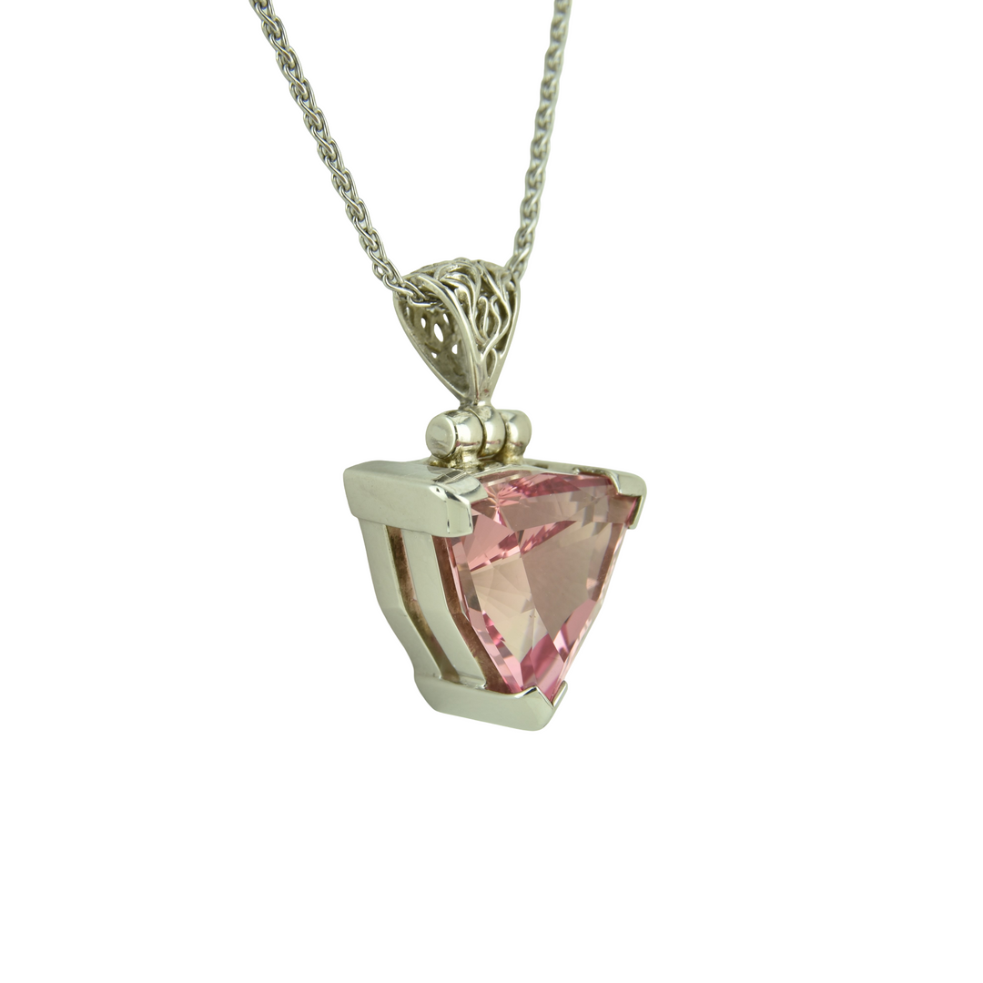 Imperial Pink Sapphire Pendant