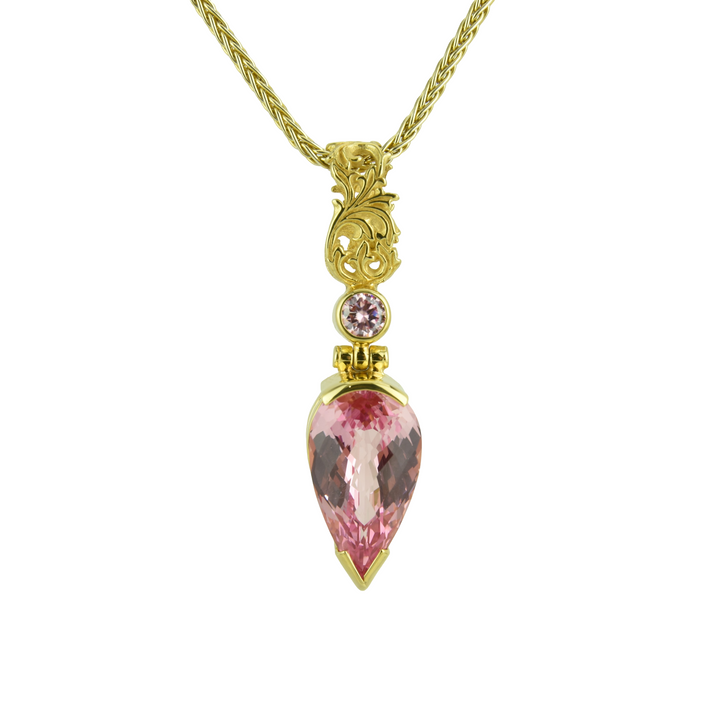 Imperial Pink Sapphire Pendant