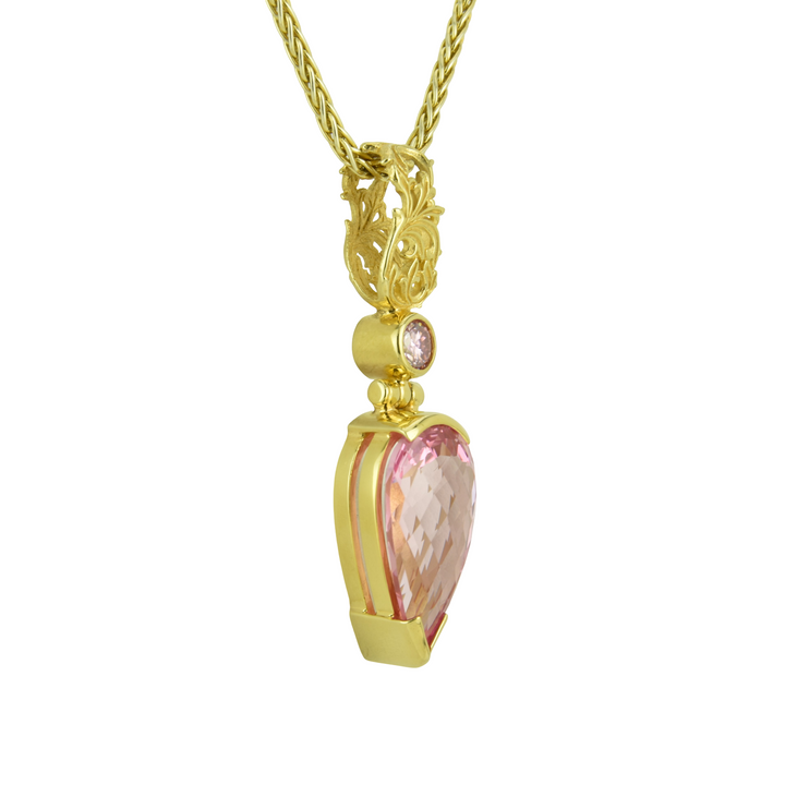 Imperial Pink Sapphire Pendant