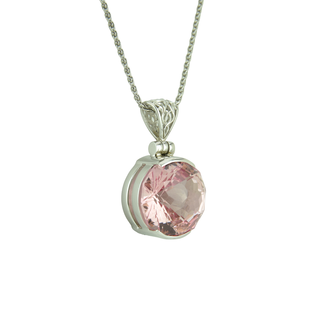 Imperial Pink Sapphire Pendant