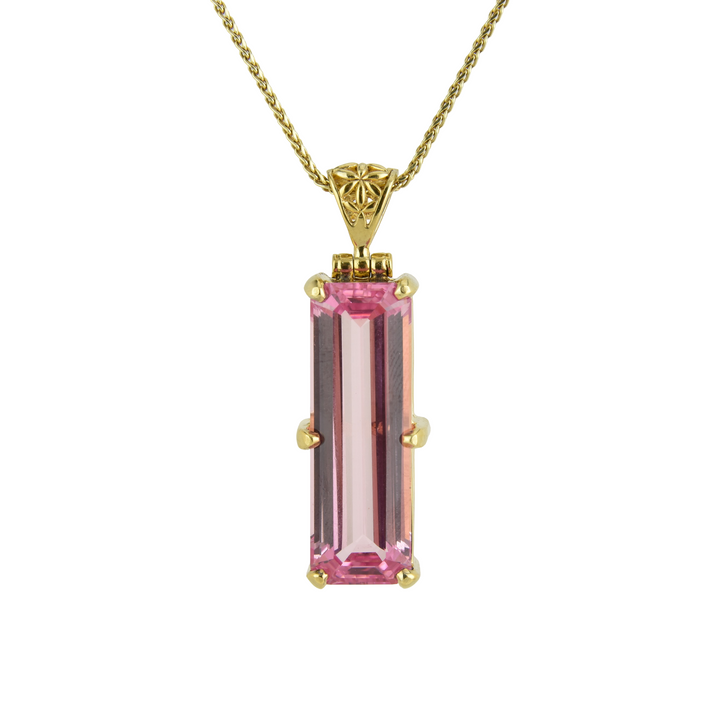 Imperial Pink Sapphire Pendant