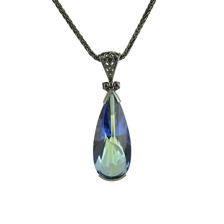 Indigo Warrior Mystic Quartz Pendant