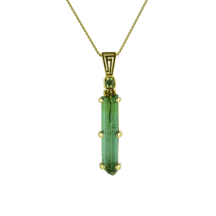 Raw Green Tourmaline