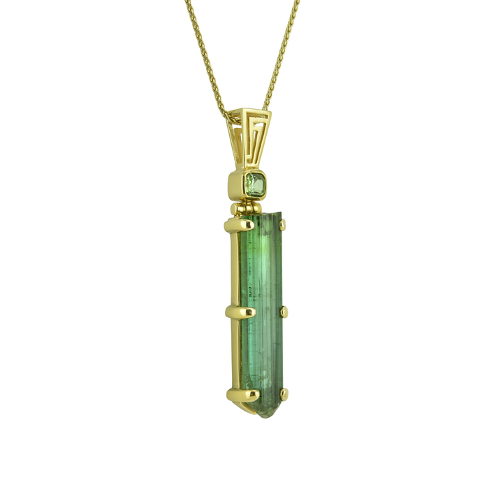 Raw Green Tourmaline