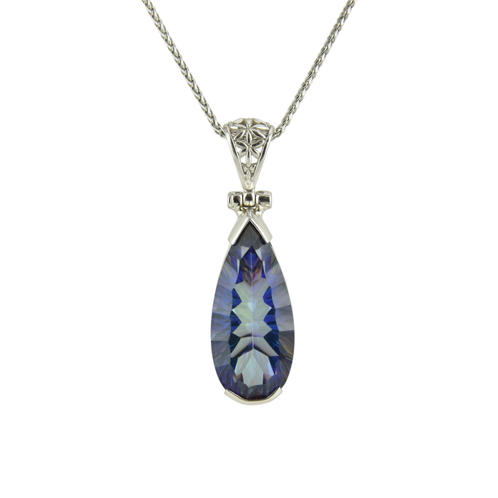 Indigo Warrior Mystic Quartz Pendant