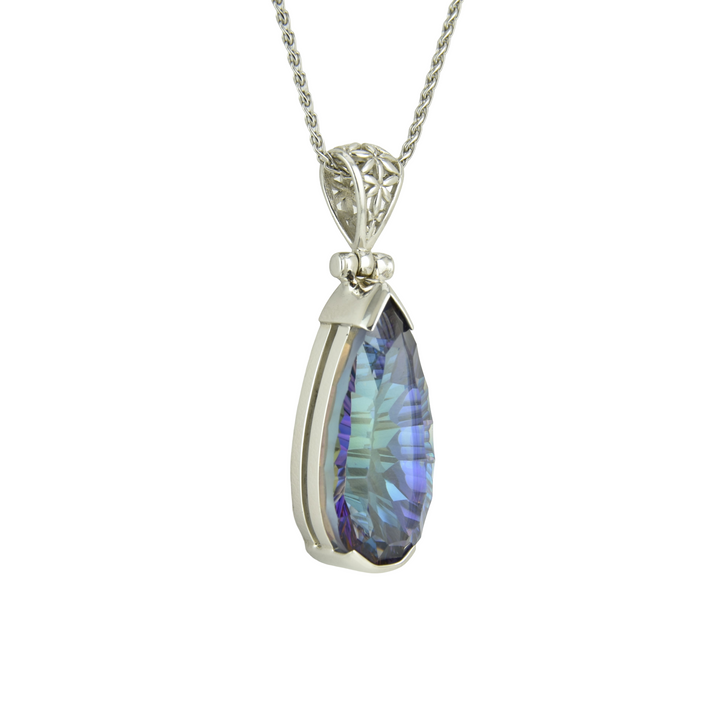 Indigo Warrior Mystic Quartz Pendant