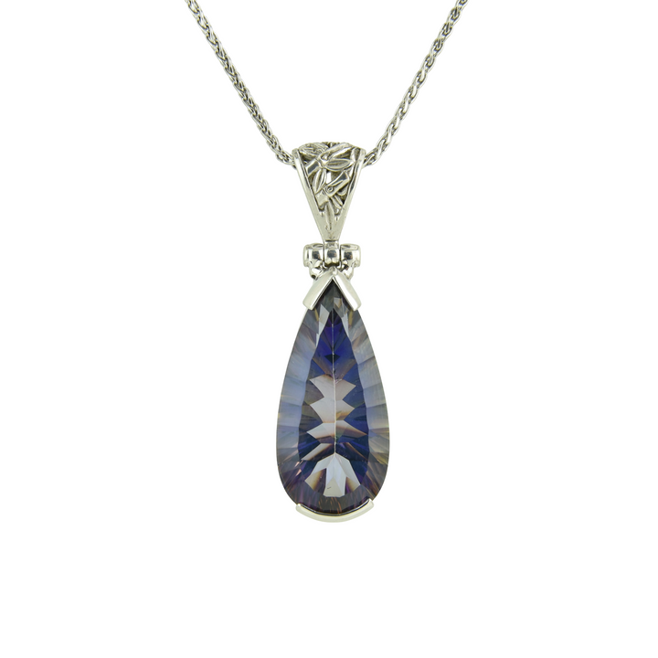 Indigo Warrior Mystic Quartz Pendant