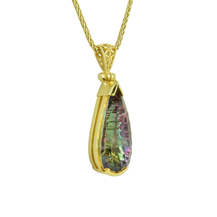 Indigo Warrior Mystic Quartz Pendant