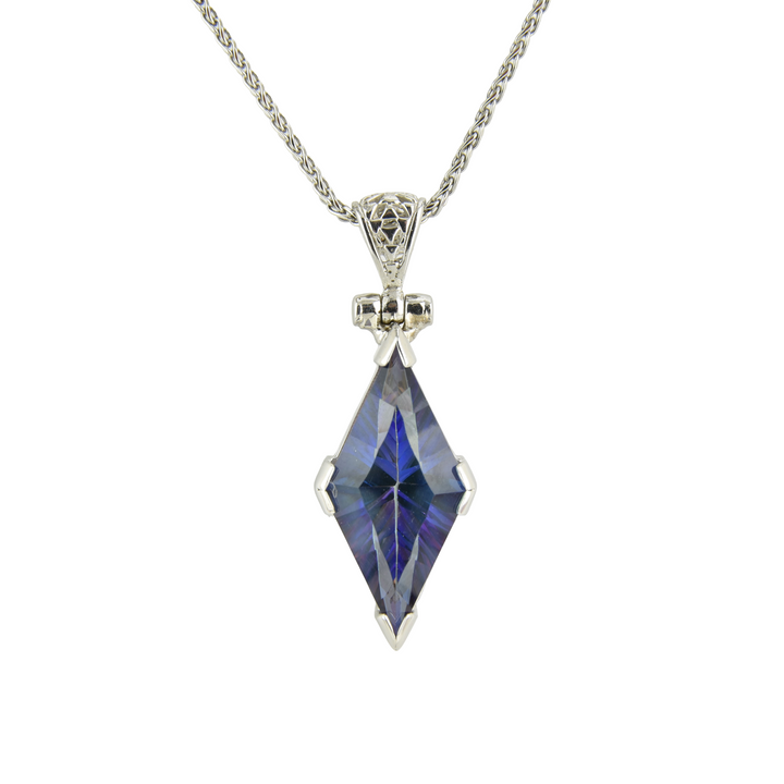 Indigo Warrior Mystic Quartz Pendant