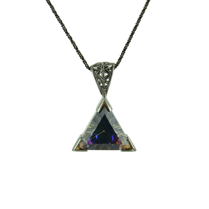 Indigo Warrior Mystic Quartz Pendant