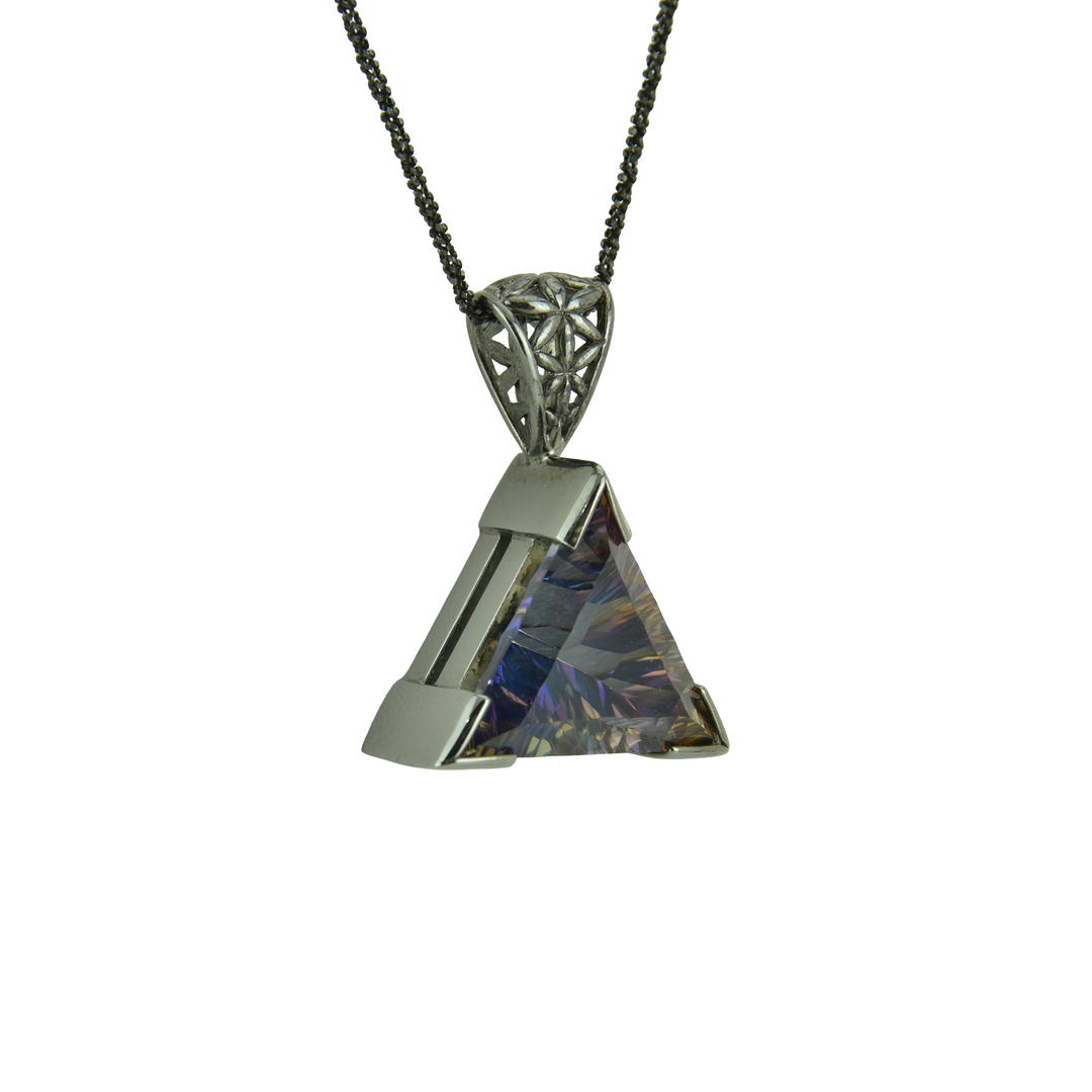 Indigo Warrior Mystic Quartz Pendant