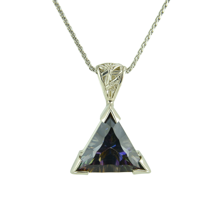 Indigo Warrior Mystic Quartz Pendant