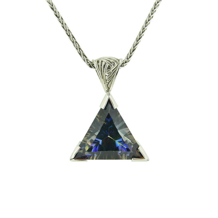 Indigo Warrior Mystic Quartz Pendant