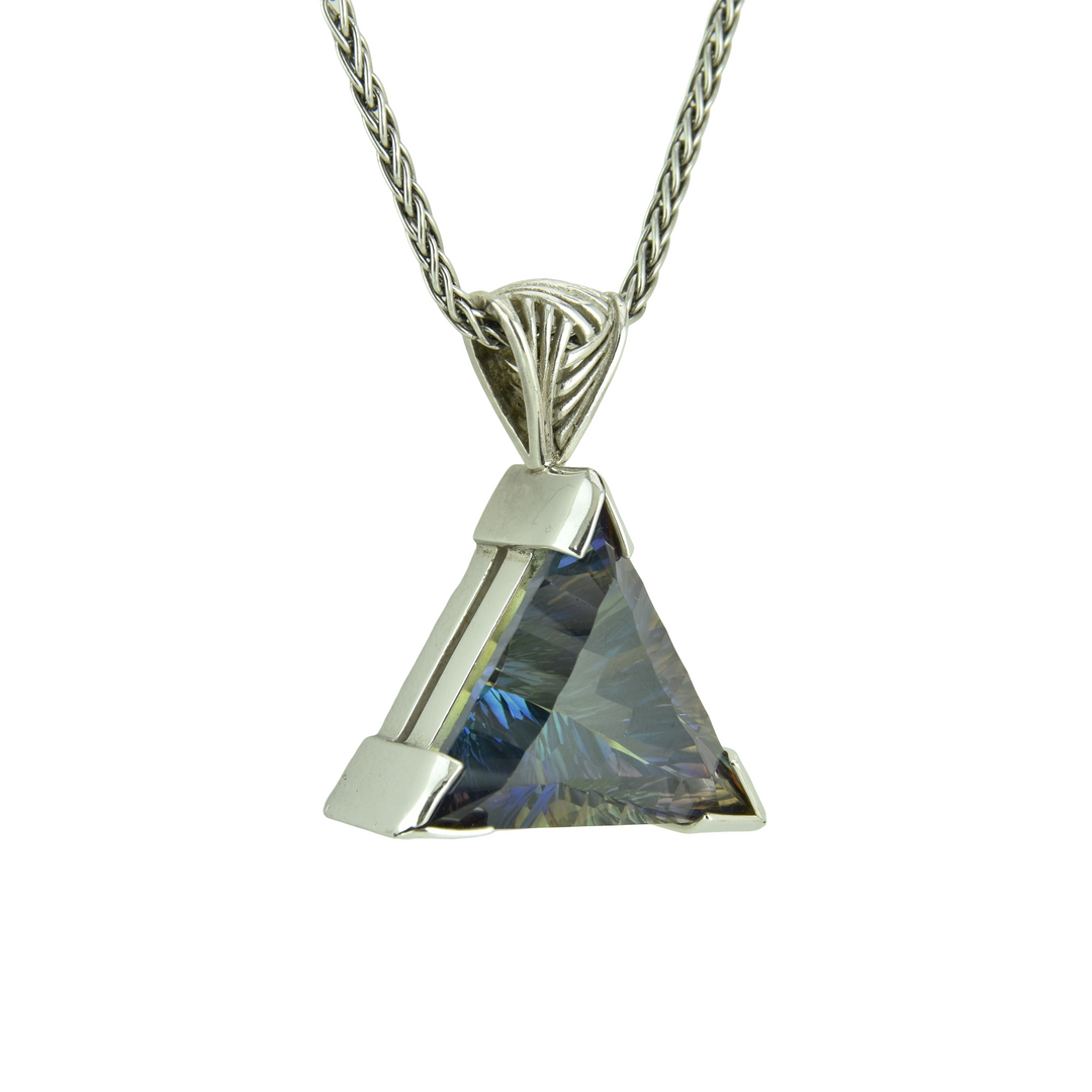 Indigo Warrior Mystic Quartz Pendant